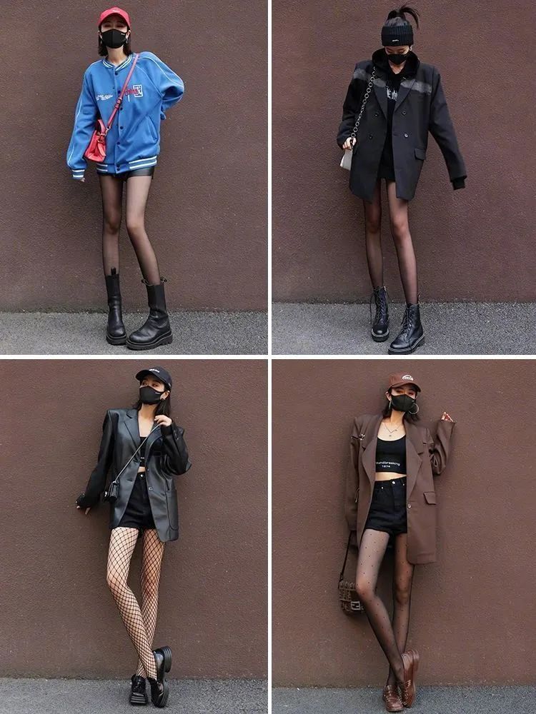 20套气质且不俗气的黑丝穿搭,性感高级不艳俗,这样穿也太好看了吧