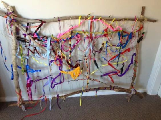 100种创意树枝,幼儿园手工装扮树枝