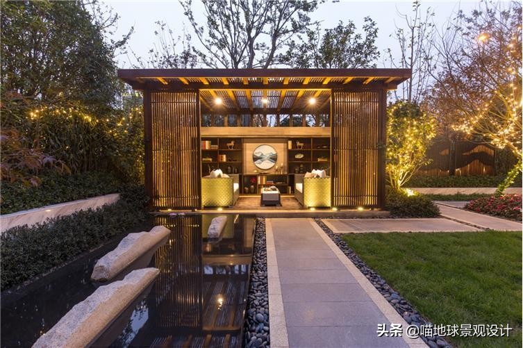 100款庭院廊架图片,中式庭院亭子设计效果图