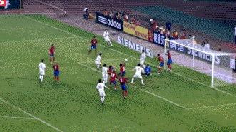 中国国奥vs乌兹别克斯坦角球越位,国奥技战术分析