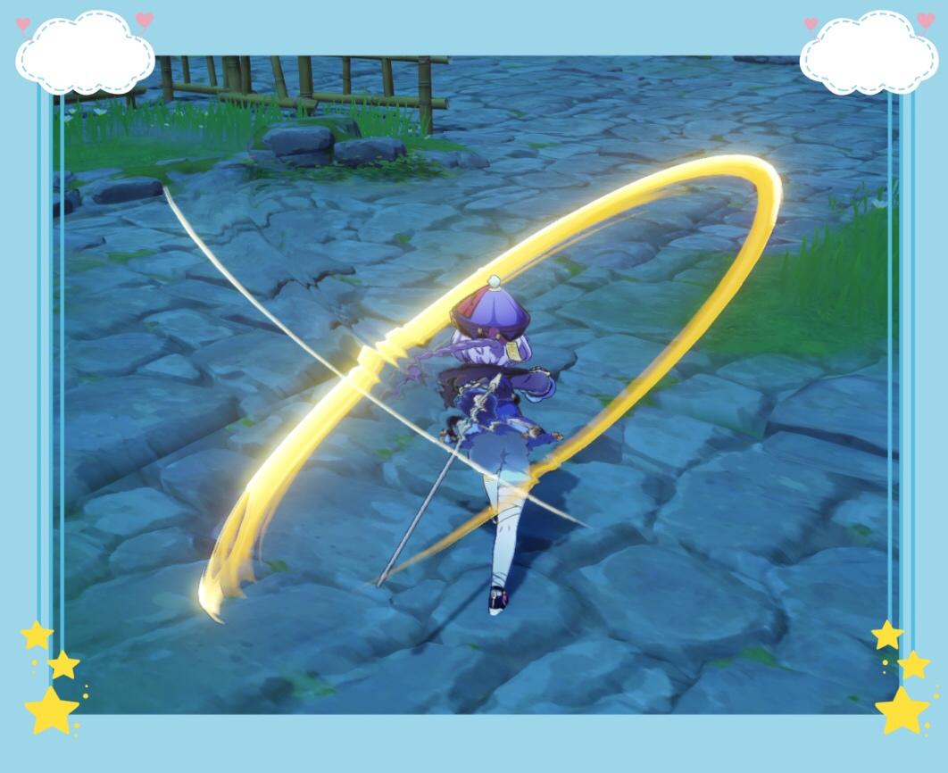 原神天字一号治疗师，呆萌七七，疗神养成计划