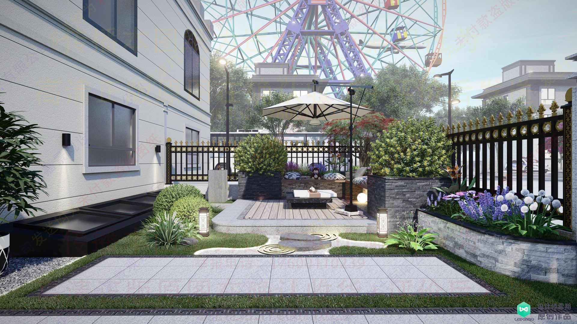 自己动手铺草坪效果,草坪的正确铺装方法