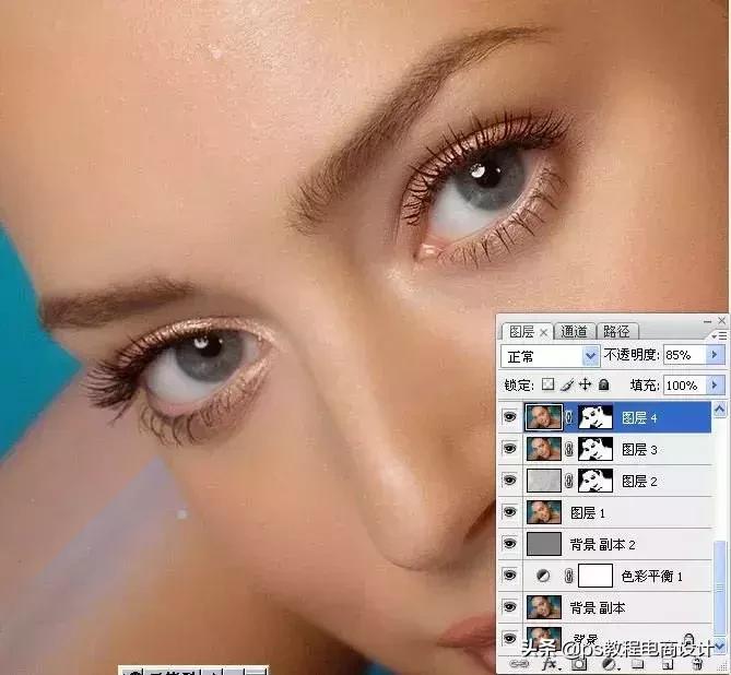 ps教程人像修图之高低频磨皮,ps教程人像修图教程