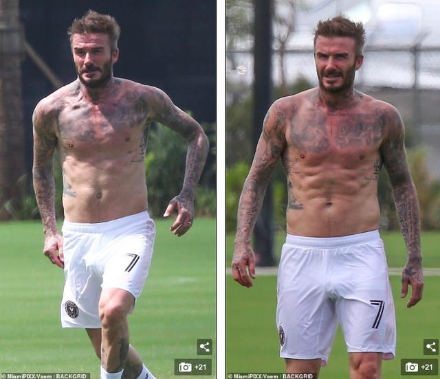 贝克汉姆脚功,贝克汉姆光脚踢球