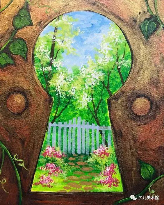 儿童不同时期的绘画作品,孩子们一幅幅栩栩如生的绘画作品