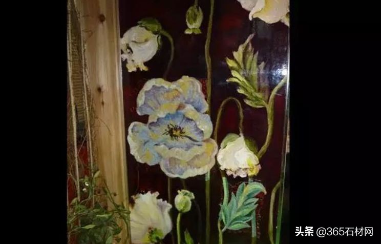 十字绣彩色石头,十字绣石字