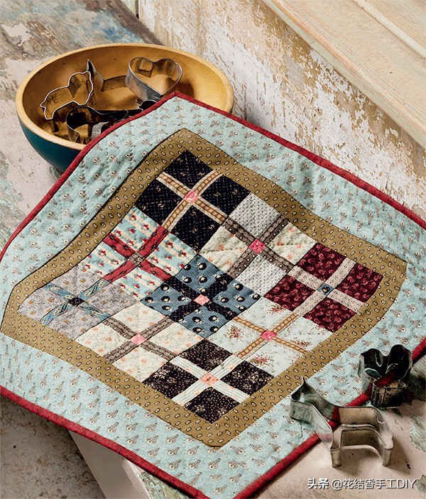手工小方块布简单又漂亮,小布块手工简单