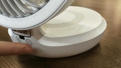 轻薄可壁挂一年四季都可用颜值超高悬浮循环空气扇