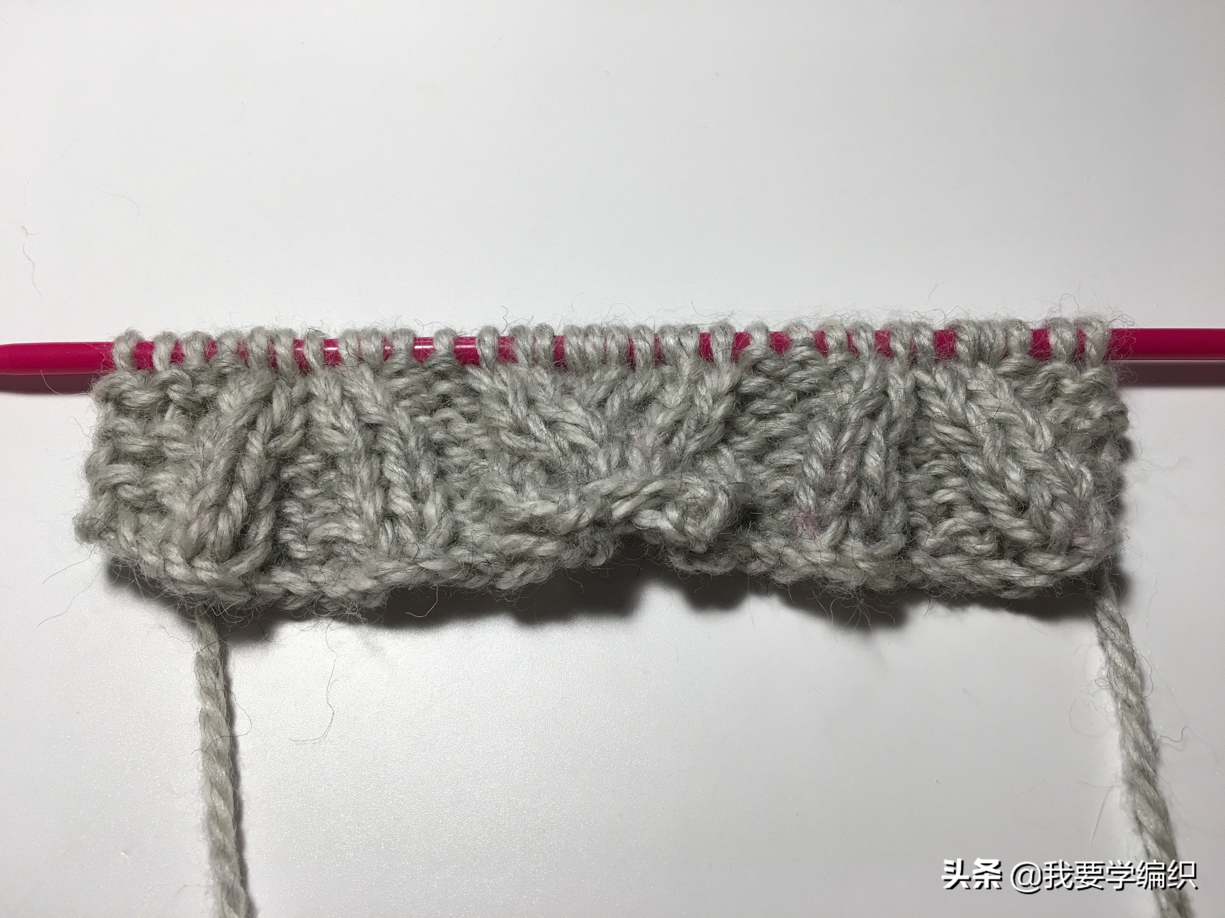 双扭麻花围巾教程,经典麻花围巾教程