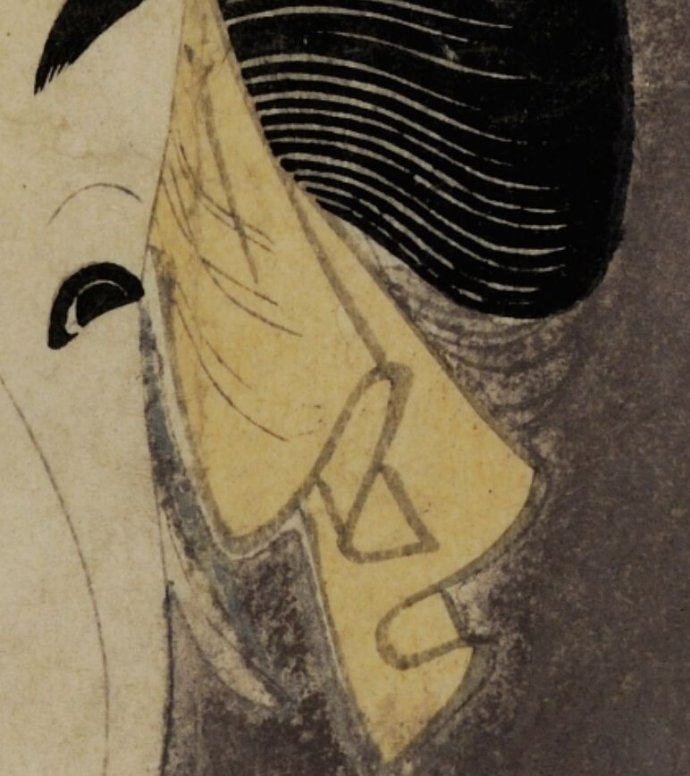 日本浮世绘大家东洲斋写乐名画《濑川菊之丞》