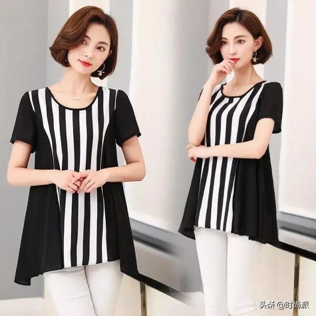 夏季显瘦高品质妈妈装 (时尚妈妈装清凉又透气穿搭)