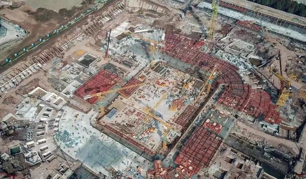 广州恒大足球场进度,恒大足球场施工建设最新进度