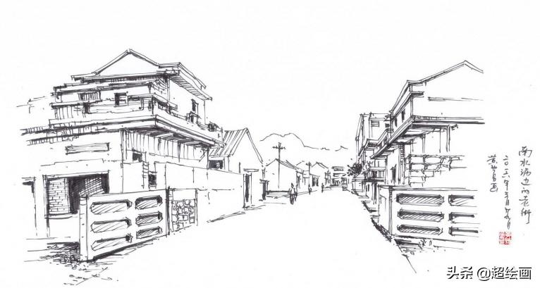 十大顶级钢笔画速写,钢笔速写100幅图片