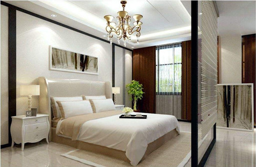 卧室跟卧室之间玻璃隔断效果图,小平米卧室隔断设计效果图