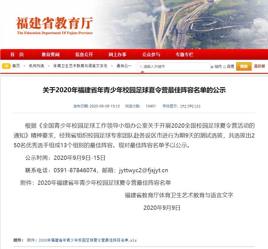 2020全国青少年足球夏令营福建队,2022全国足球夏令营福建