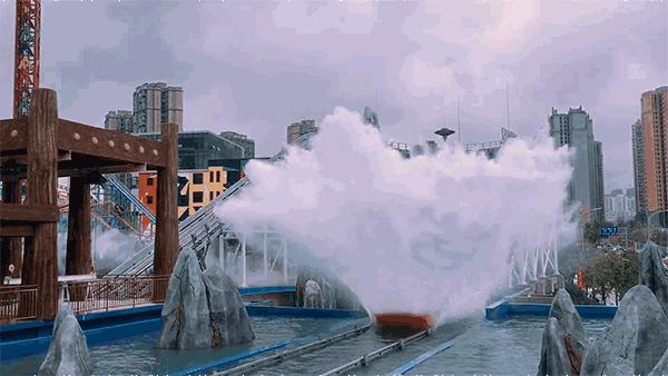 绵阳带孩子旅游攻略,狂欢小镇绵阳水上乐园夜场