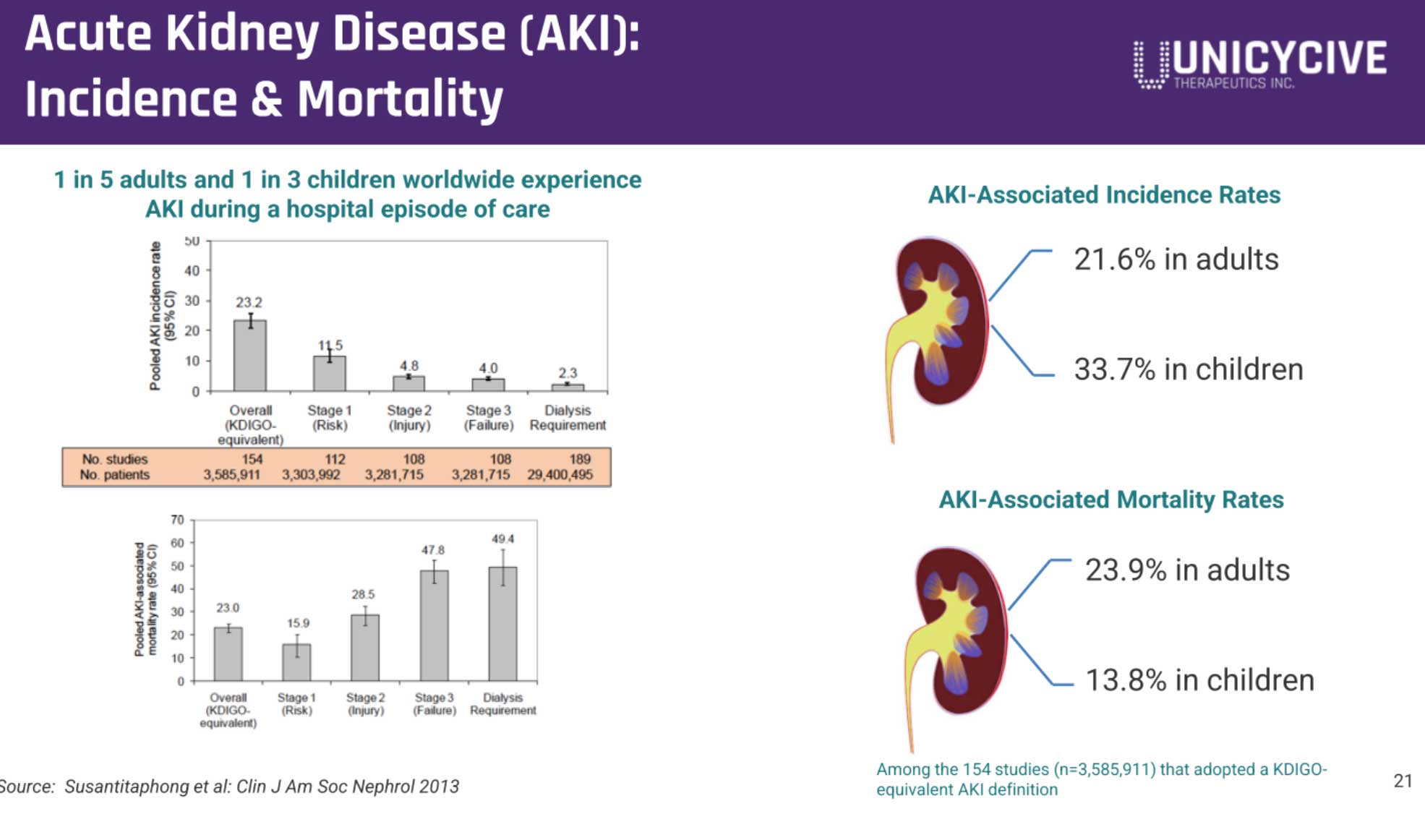 Unicycive冲刺纳斯达克：拟募资2766万美元路演PPT曝光