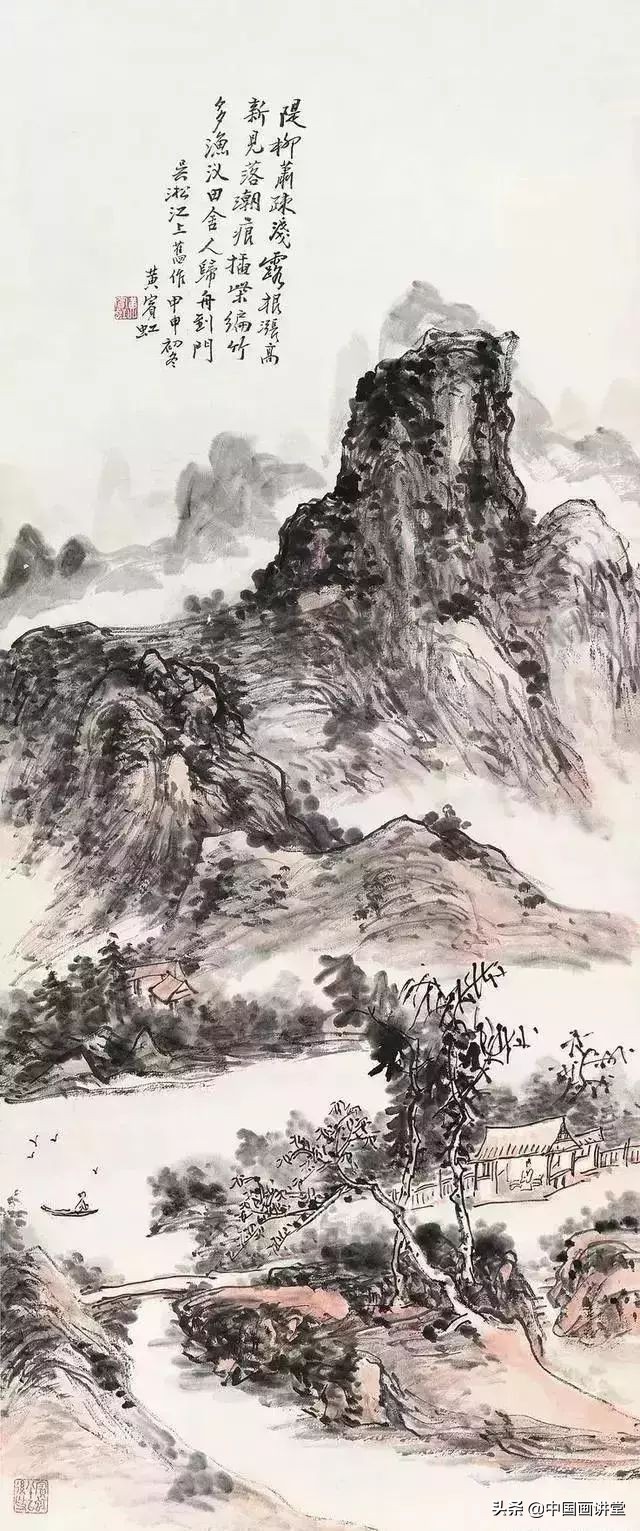 画好山水画就要关注它的意境,怎么画有意境的山水画