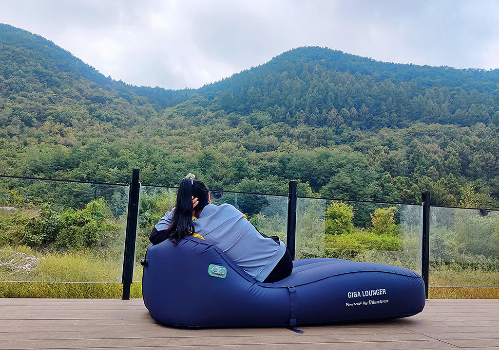 户外便携气垫加厚拼接自动充气垫,气垫床户外充电