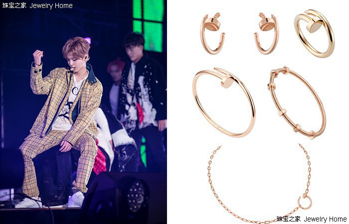 鹿晗关晓彤官宣戴的手表,鹿晗和关晓彤同款项链