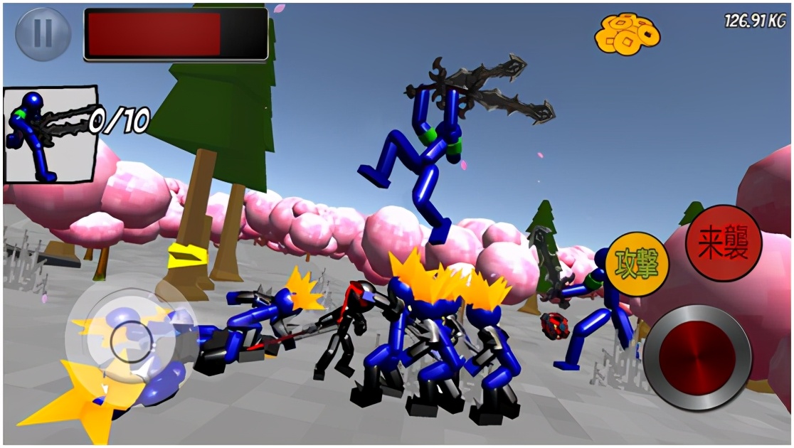 火柴人割草类手游,火柴人游戏割草