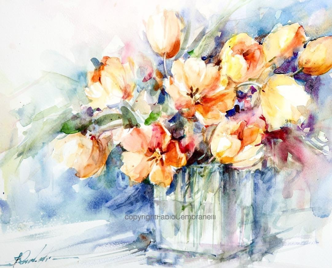 水彩世界画家风景作品,巴西水彩艺术欣赏