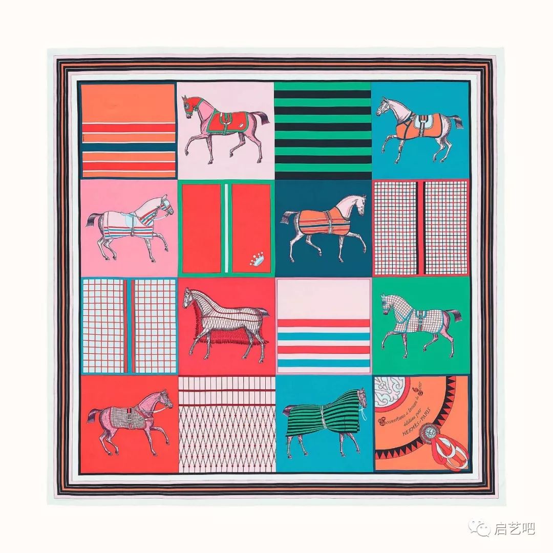 踏青归来,爱马仕中式马鞍丝巾