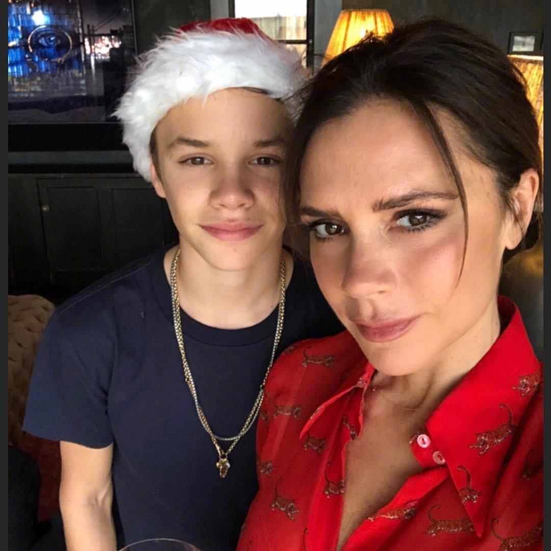 贝克汉姆孩子颜值,贝克汉姆孩子近照