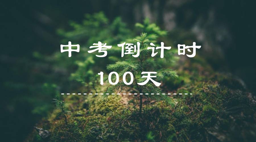 距离高考100天家长需要做的,中考100天家长该怎么做
