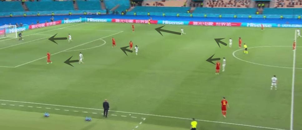 葡萄牙vs比利时防守,葡萄牙战术板出场