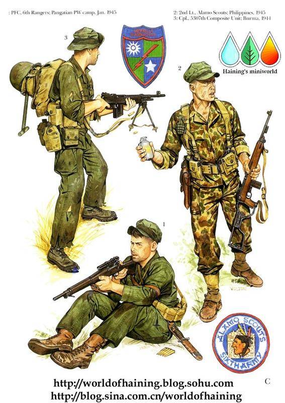 现代美军军服大全,美国游骑兵迷彩服