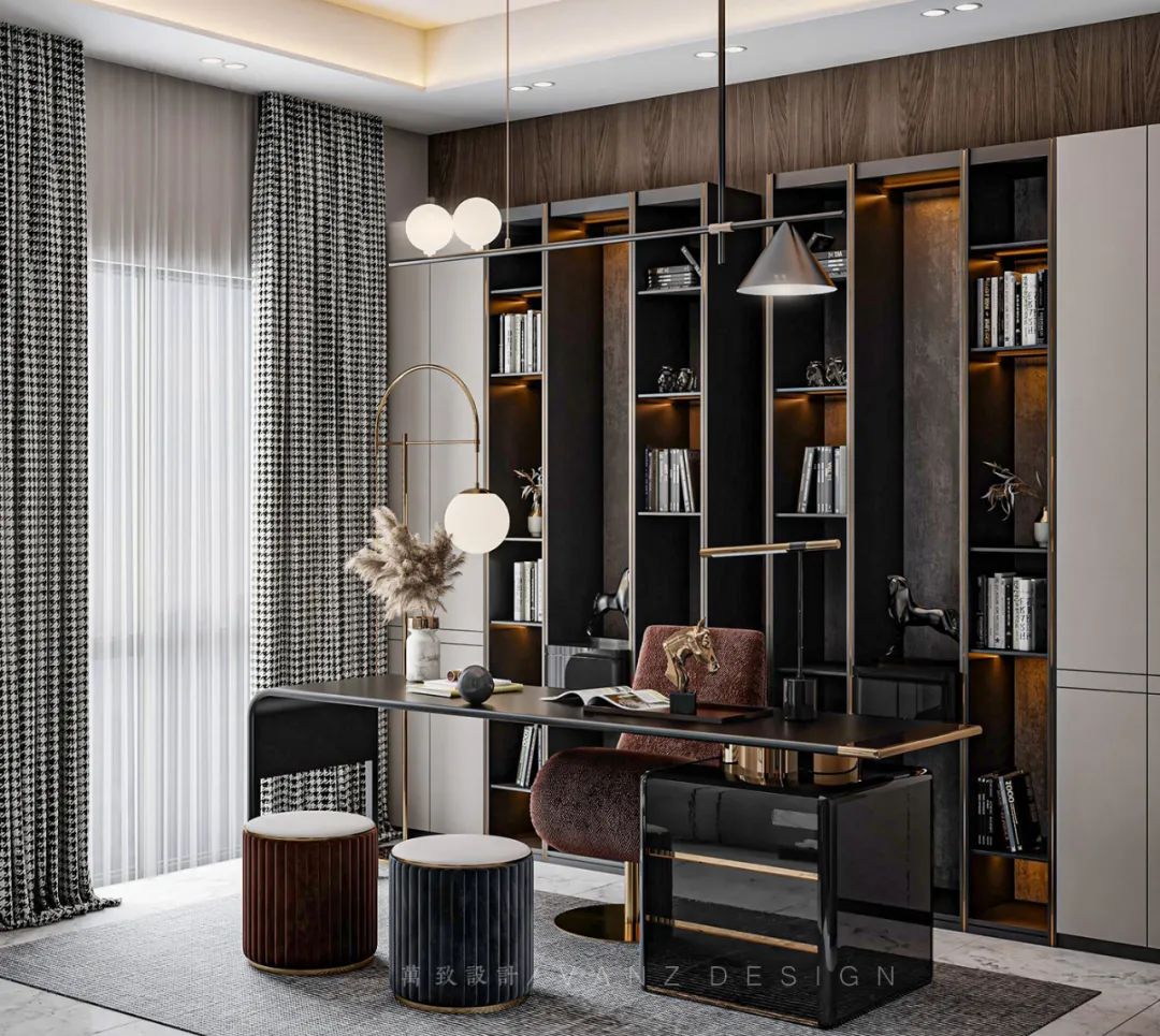 高档董事长办公室装修案例欣赏,董事长办公室豪华装修现代感