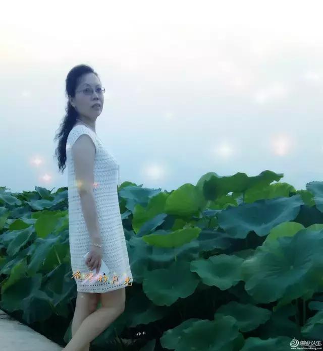 钩针编织女士连衣裙视频图解过程,郁金香钩针连衣裙图案图解