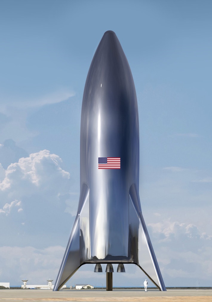 星际飞船火箭模型,造型奇特小型太空飞船