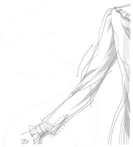 漫画人物衣服褶皱怎么画,如何画动漫人物衣服的折痕