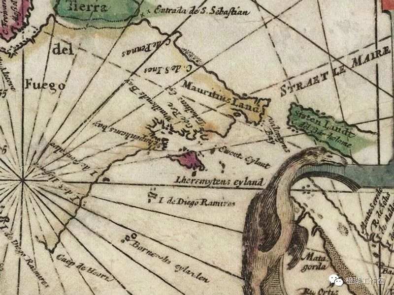 29期~古老羊皮纸上的珍贵海图—威廉.布劳《西印度群岛大西洋》