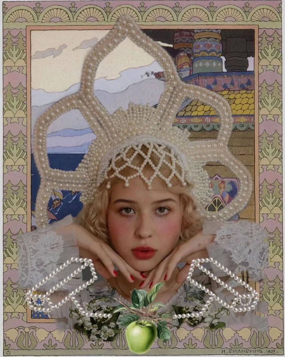 俄罗斯刺绣花样图案,俄罗斯仙女