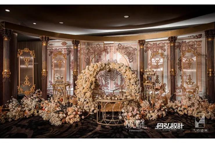 莫奈宫廷风婚礼,神秘梦幻的法式莫奈花园婚礼