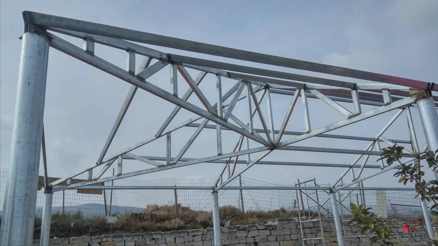 五脊四坡带翘角正确计算方法,五角凉亭制作全过程