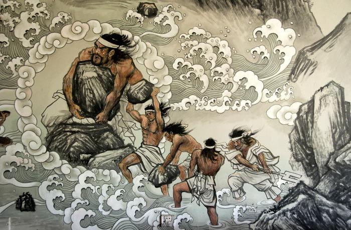 治水神话故事,中国古代神话治水的故事