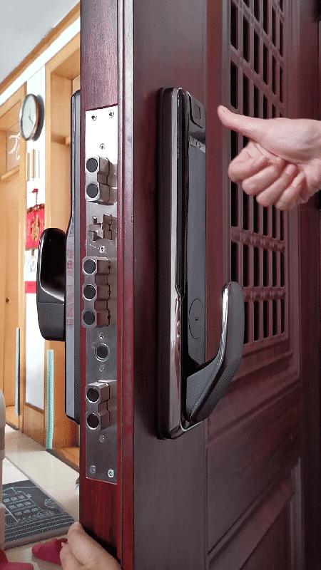 多功能可调快装门锁安装视频,无需更换锁芯的智能锁安装