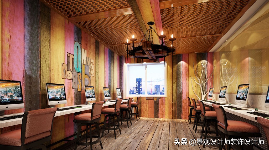 网咖设计效果图,网咖设计图哪找