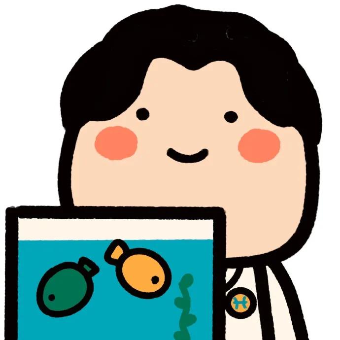 六种脸型头像插画,好看头像线描简单