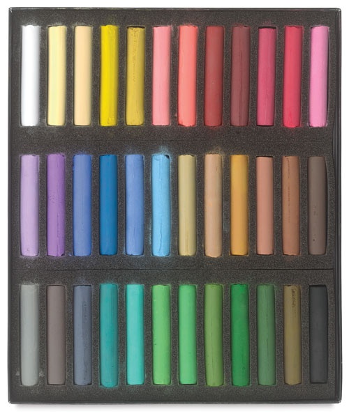 色粉笔调色技巧和方法,色粉笔画完怎么保管