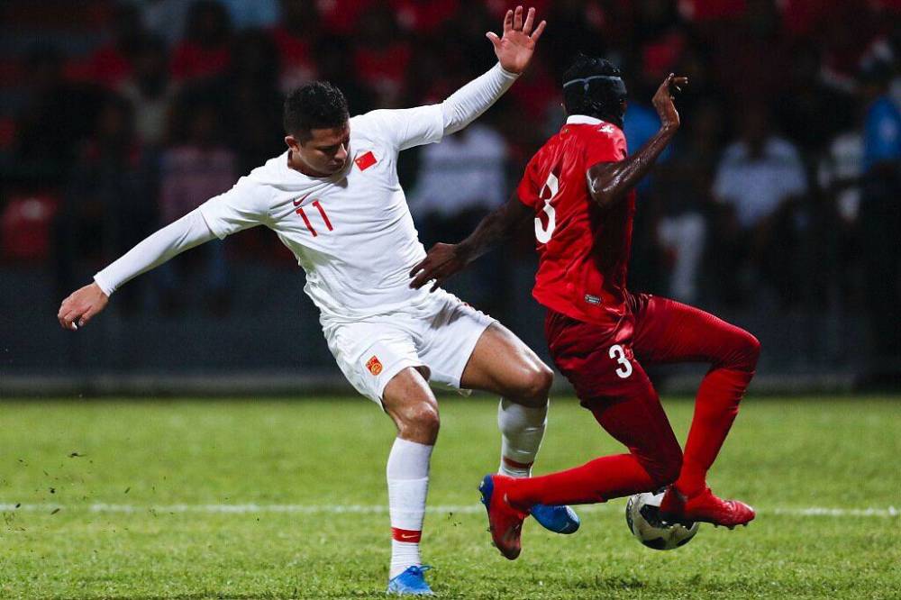 艾克森国家队努力瞬间,艾克森庆祝祖国