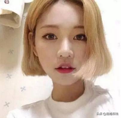 圆脸适合的短发发型烫发,有什么适合圆脸的短发