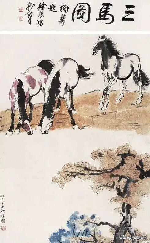 艺术家徐悲鸿资料,中国近代绘画之父徐悲鸿油画作品