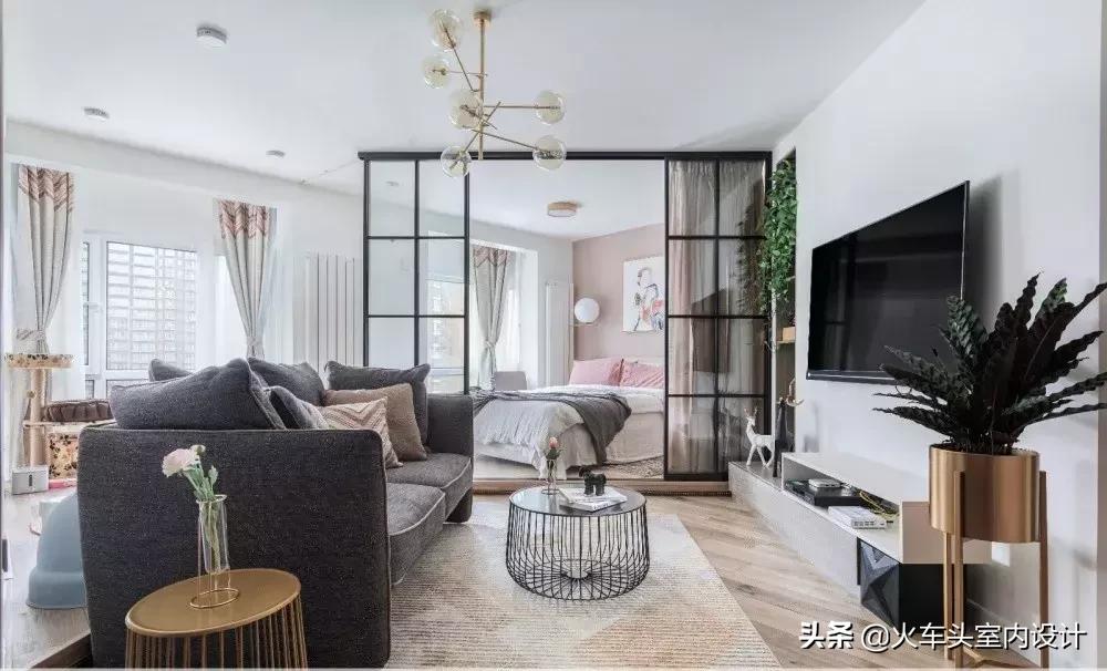 轻奢超大推拉门图片大全,三米极简推拉门