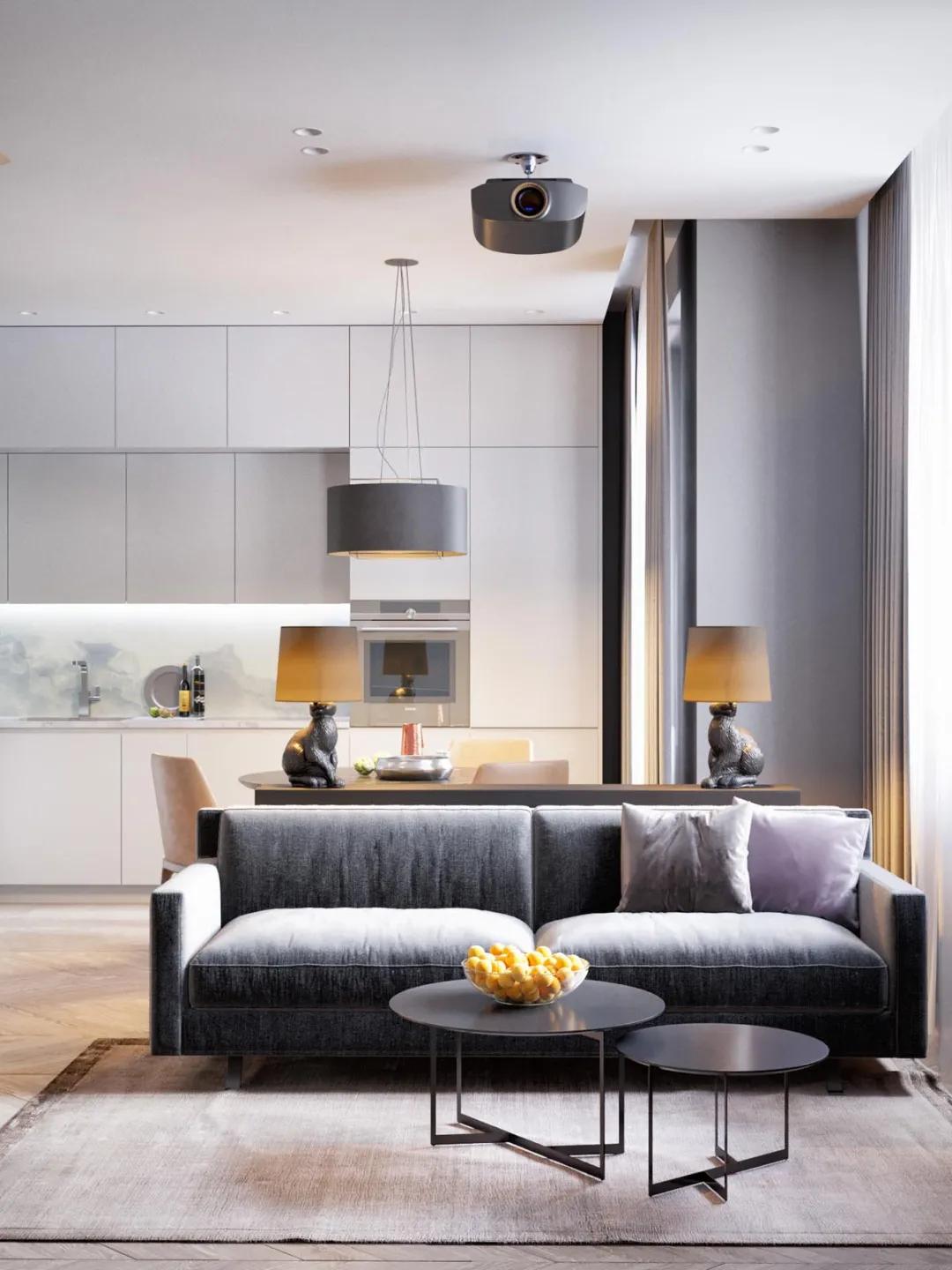 60平米沙发款式,60平小户型法式沙发墙