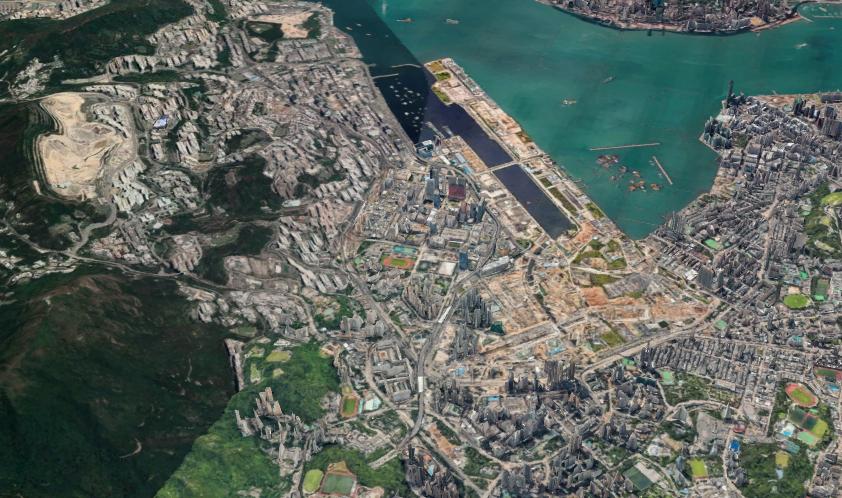 寸土寸金的香港球场高尔夫,寸土寸金的香港